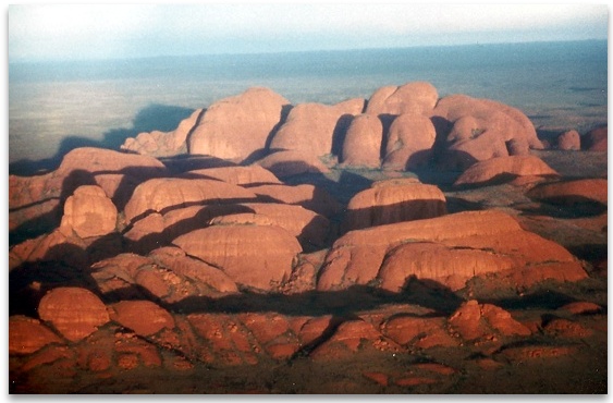 Kata Tjuta from the air