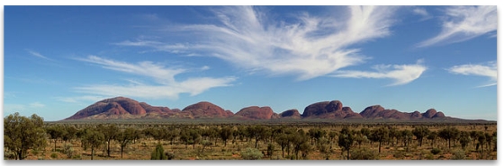 Panorama photo of Kata Tjuta